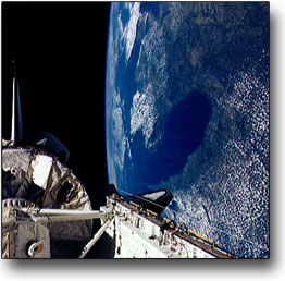 View of Michigan from space