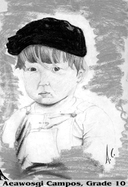 Drawing by Aeawosgi Campos