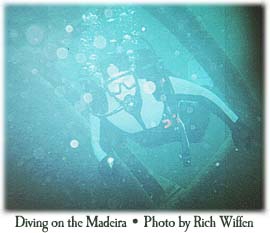 Diving on the Madeira